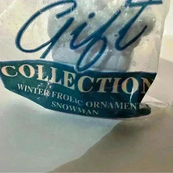 2 AVON 1996 Winter Frolic Ornaments - Teddy & Snowman ( NEW ) - Picture 4 of 5